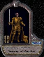 Read about Razarus, Warrior of maulitar