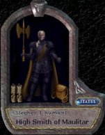 Read about Slegnor, High Smith of maulitar