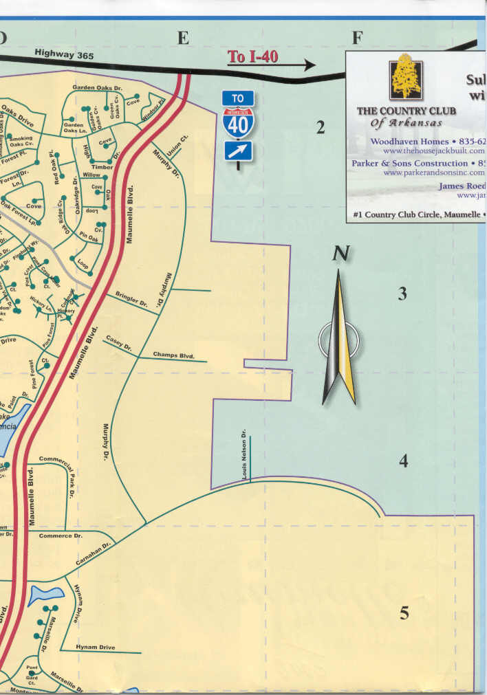 Maumelle City Map