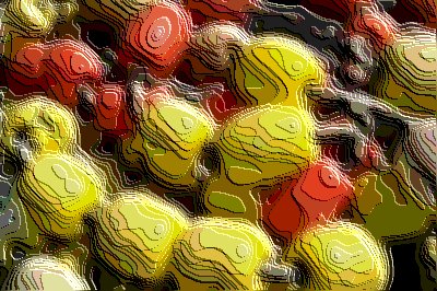 picture of nuatical image with artistic, topography filter applied