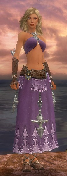 Athena Claiborn Dressed in Vabbian Jewel Armor