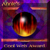 Annie's Cool Web Award!