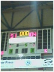 Final Score of Game 4 vs. Red River Blues