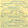 Two studies based on the Karmann-Ghia: a Variant and a Fastback