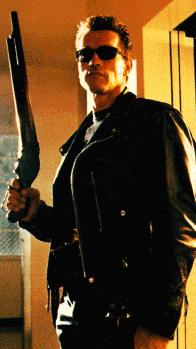 The Terminator--- a tough-looking badboy with that shotgun, eh?