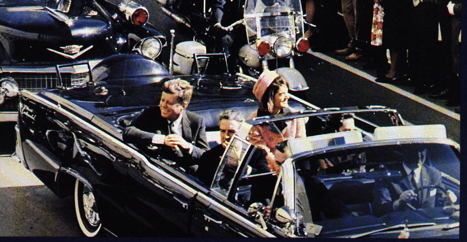 35th President John F. Kennedy and his wife Jaqueline just moments before his fatal shooting in Dallas Texas on November 22, 1963
