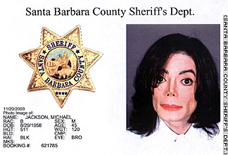 I know what you're thinking: We had an MRO staffer with photoshop create this.&nbsp; Well, no, this is Michael Jackson's actual booking receipt.&nbsp; Yup.&nbsp; Funny ain't it?