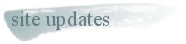 site updates