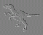 "............." ((He was turned to stone by the Shadow Raptor))