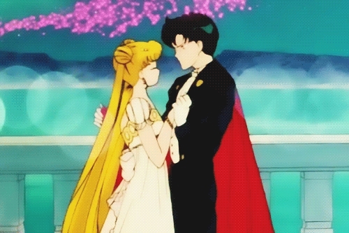 Princesa Serena e Pr&iacute;ncipe Endymion - baile na Lua