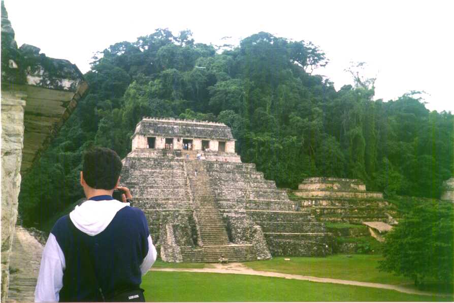 Temple of Inscriptions at Palenque, Chiapas, Mexico.