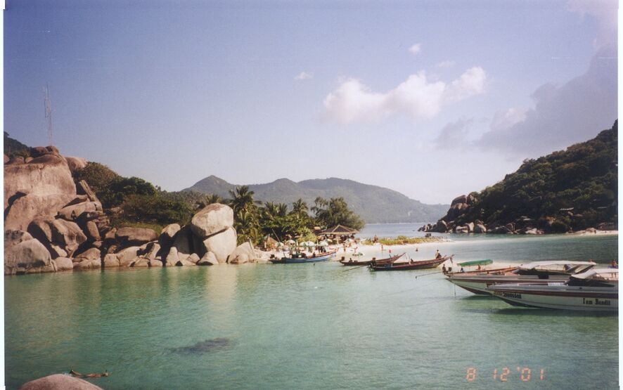 blue water