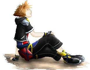 Gah! I love Sora and Kingdom hearts though 2 isn' out here yet :'(