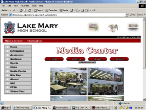 Lake Mary High School Media center page