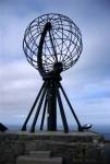 World Globe at Tip of North Cape.