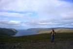 Marghe with North Cape behind her.