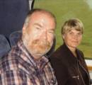 Paul and Tina on the Train