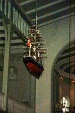 Ship inside cathederal