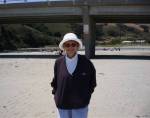 Marghe at the Avila pier.