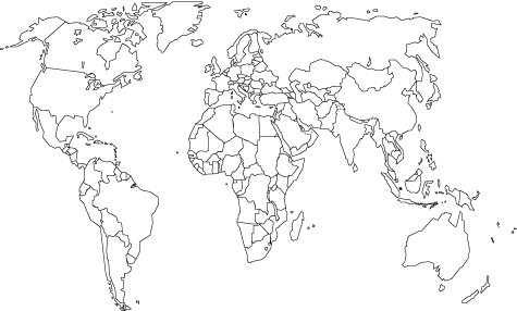 world map