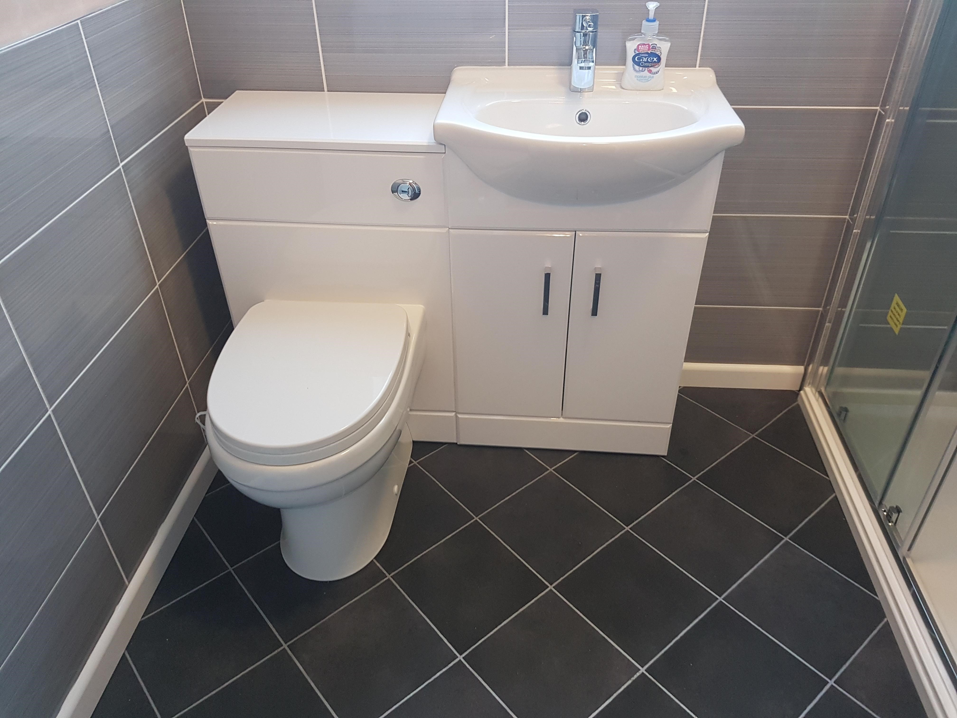 toilet after