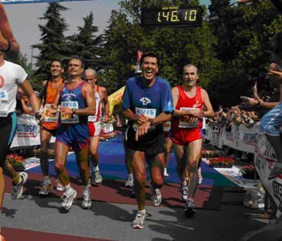 Gianni Morandi all'arrivo nel 2004 (Foto Organizzazione)