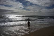 Marghe hugs her Ocean, here in Coral Sea