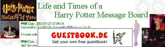 Life and Times of a Harry Potter Message Board