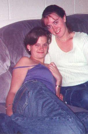 Jamie and her roomie