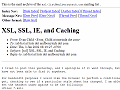 Evan Child - XSL, SSL, IE, and Caching