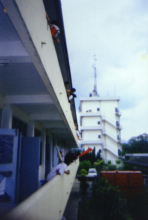 the scenery of da' new hostel
