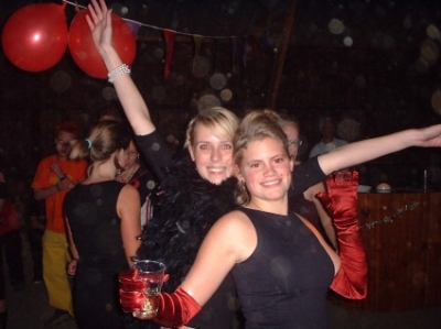 Mies en Marijke op hun feest, 11 en 12 (hehe) oktober 2003.