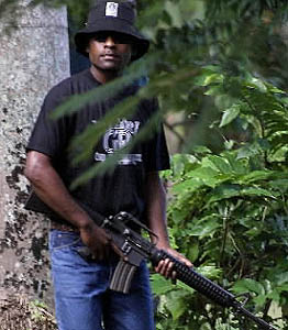 MC Jibba with his AK