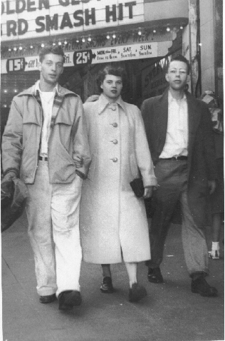 1949 ? Dad and Mom exiting the theater