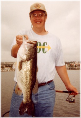 8lbs 2oz, June 2001, Lake Mission Viejo, Orange County, CA