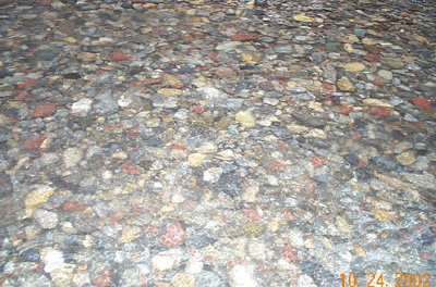 Clear water