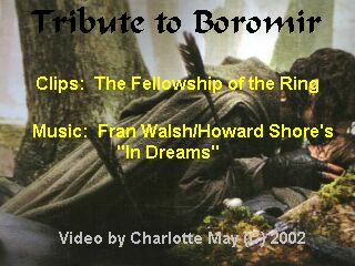 For Jess--a NICE Boromir vid from me.&nbsp; Shocking!