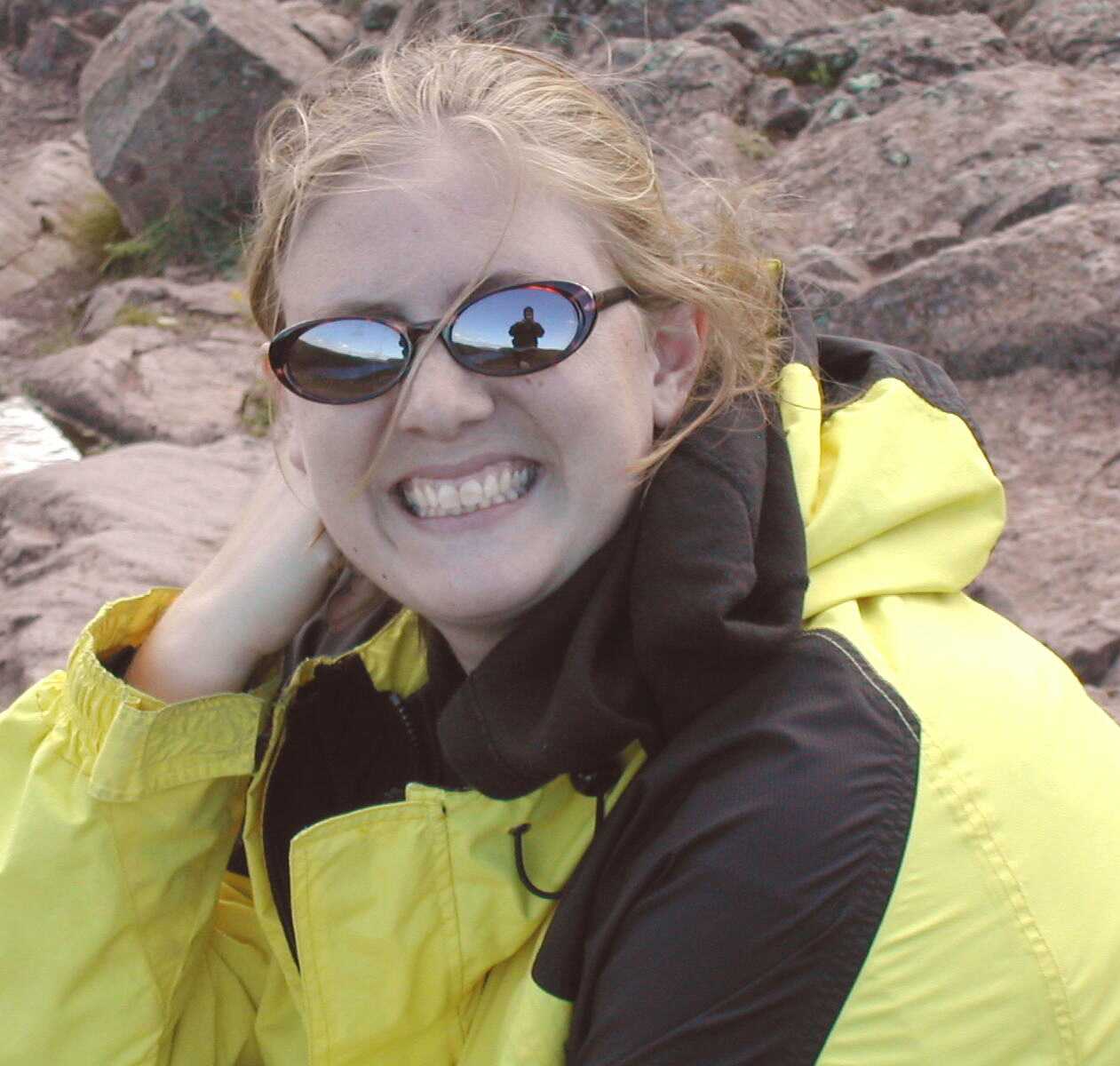 Stac y looking cute.