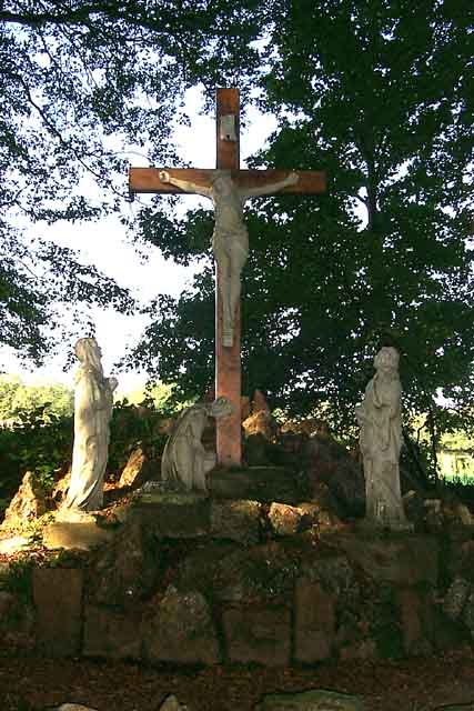 Calvary - in the college grounds - pictured in 1999