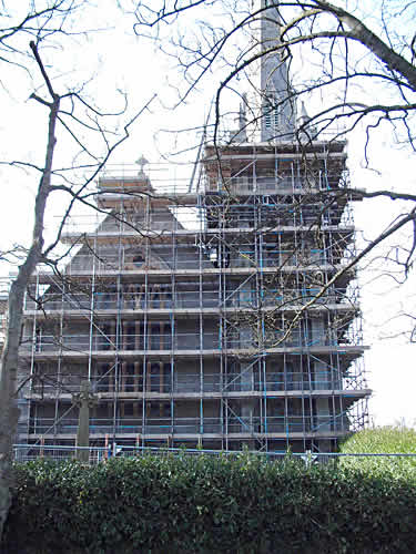 Chapel repairs, early 2003