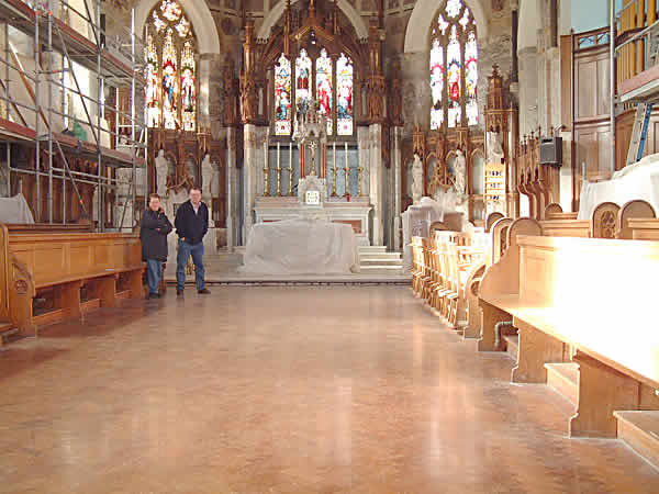 Chapel repairs, early 2003