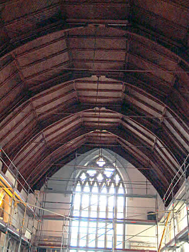Chapel repairs, early 2003