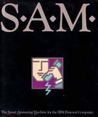 SAM smart answering machine by Visicorp