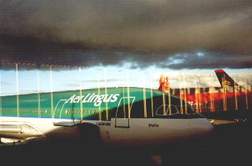 Our Plane awaits us