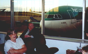 We await our plane