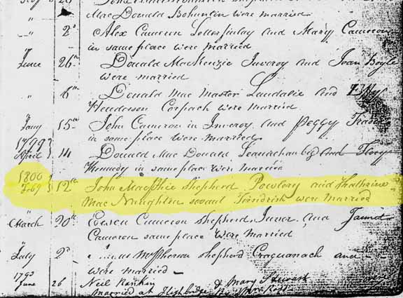JohnMcPhie_KatherineMcN_marriagerecord_L.JPG (55435 bytes)
