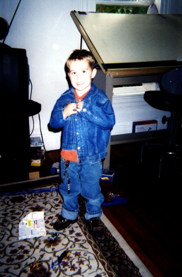 He is a cute kid
