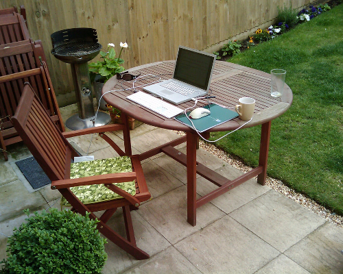 backyard office