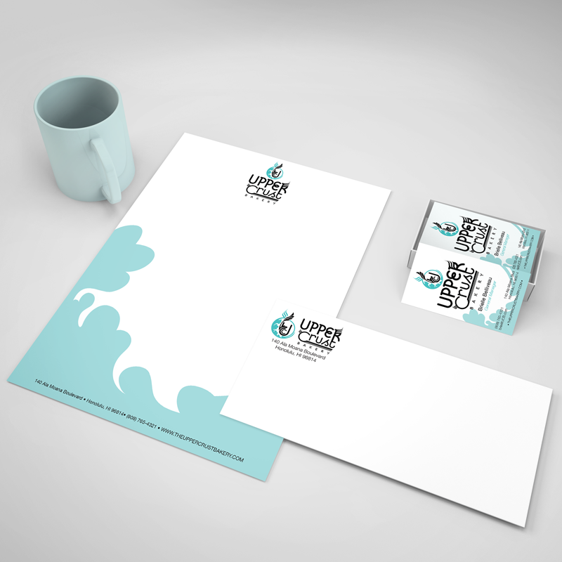 STATIONERY FOR FOR UPPER CRUST BAKERY