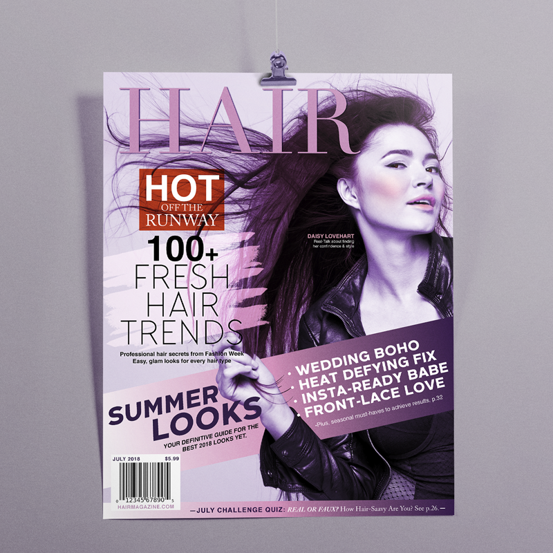 COVER FOR HAIR MAGAZINE